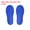 Blue 6x2", variant on Unique Bargains Durable Footprint Sticker Shoes Floor Decal Sign Dark Gray 8x3"