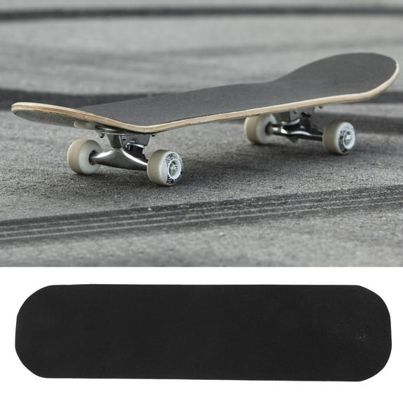 OUNONA  Multi-function Skateboard Grip Tapes Black Sandpaper