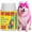 HotPink, variant on Dog Hair Dye, Hot Pink Color Pet Hair Dye, Pet Safe Dye, Dog Hair Coloring Agent, Fashionable DIY Pet Grooming Easy to Use Pet Hair Dye Permanent for Pet Grooming (Hot Pink,3.5 fl oz / 100 ml)