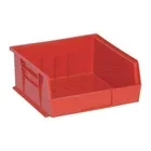 Quantum Storage Systems Qus235rd Hang & Stack Storage Bin, Polypropylene, Red,