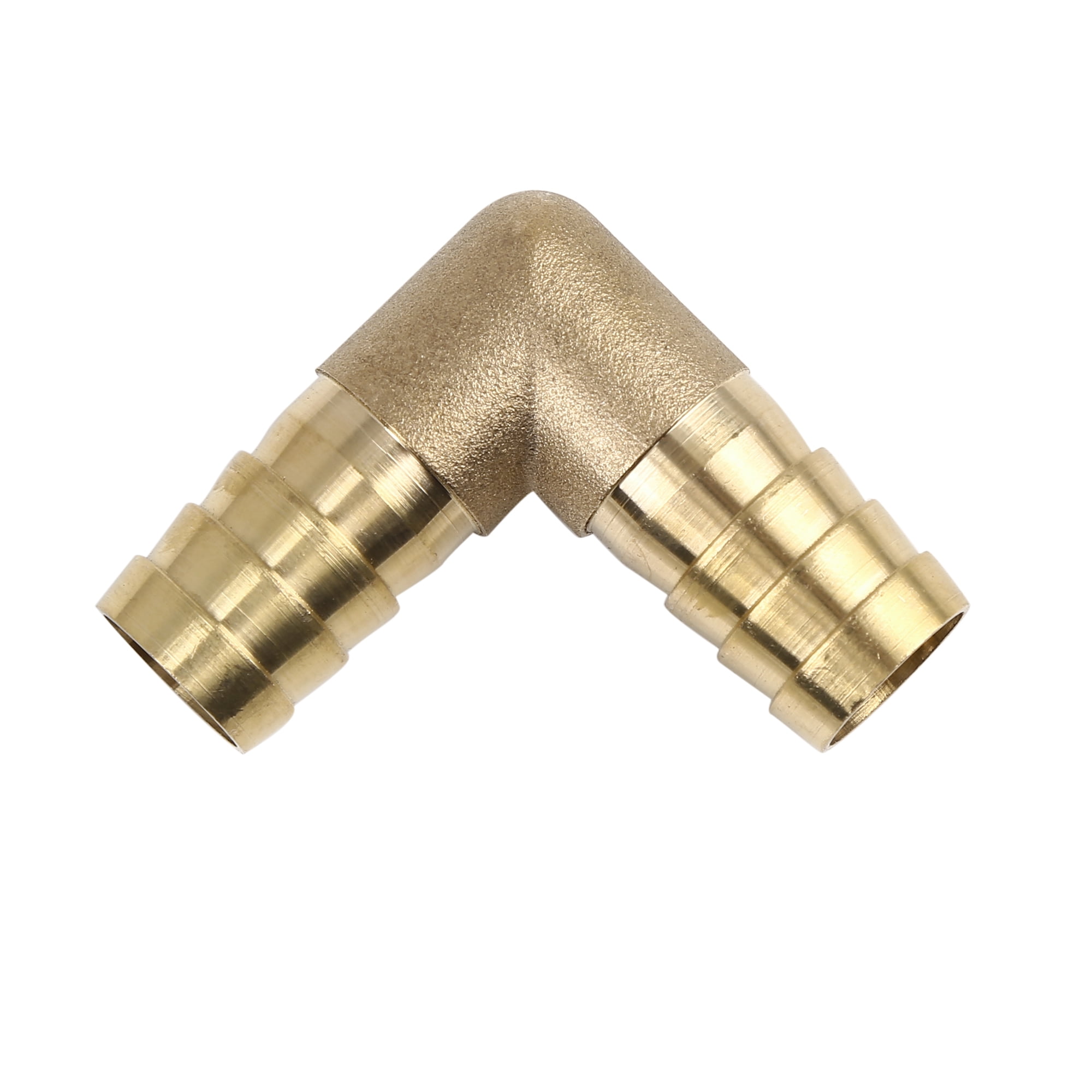 13mm Brass Barbed 90 Degree Elbow Fuel Gas Air Water Hose Joiner Adapter Fitting 