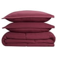 thumbnail image 6 of Serta Simply 3-Piece Clean Antimicrobial Burgundy Comforter Set, Full/Queen, 6 of 10