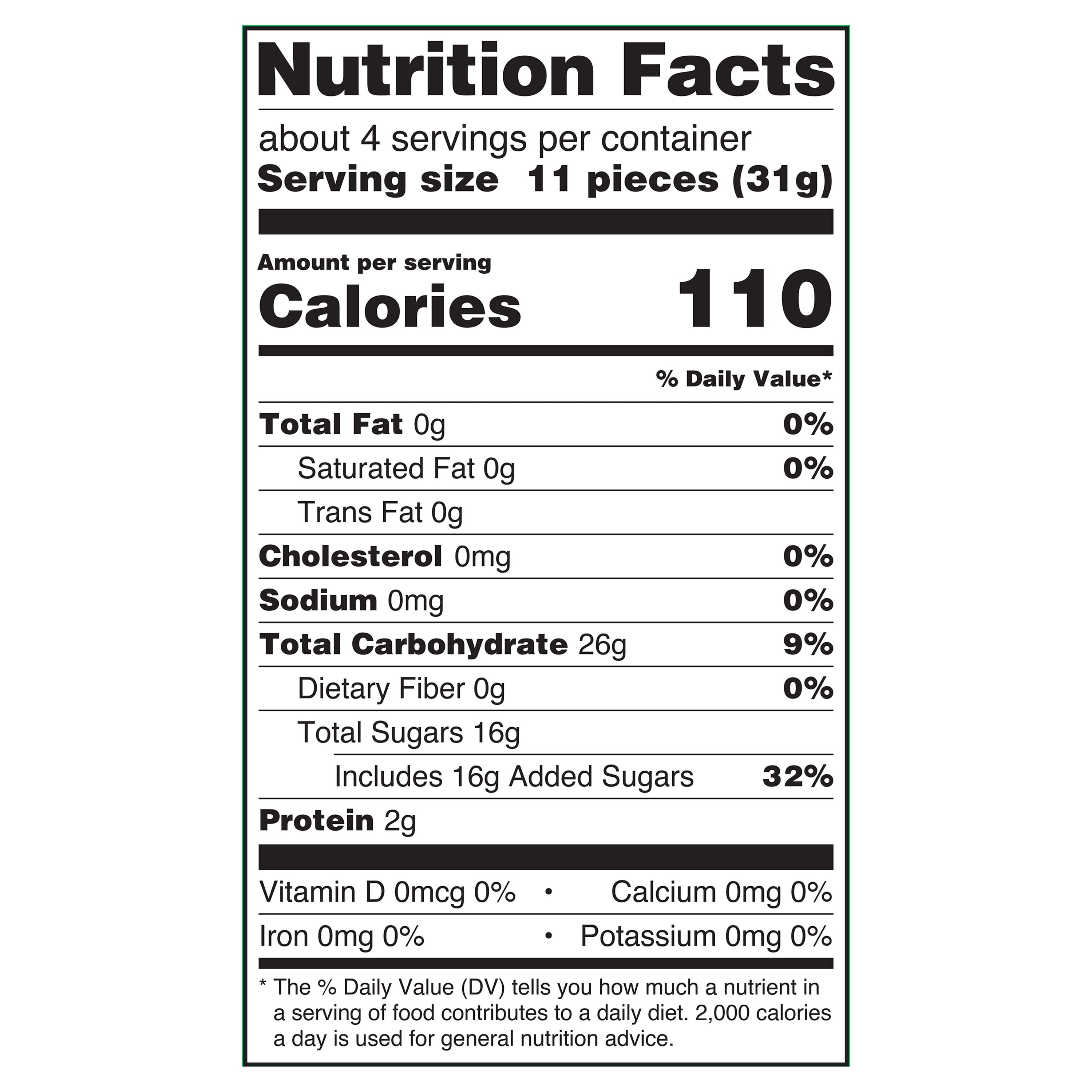Great Value Gummy Bears Chewy Candy, 4 oz