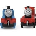 thumbnail image 5 of Thomas & Friends Thomas & James Diecast Metal Push-Along Toy Train Pack, 2 Engines, 5 of 6