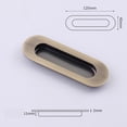 thumbnail image 1 of Stainless Steel Concealed Pull Handle Sliding Door Inline Concealed Invisible Cabinet Door Drawer Fastener Embedded Door Handle, 1 of 7