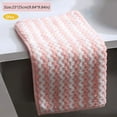 thumbnail image 1 of 5 PCS Microfiber Cleaning Rag Super Absorbent Coral Fleece Cloth Scouring Towel Pad Multifunction for Kitchen Dishes Cleaning(Pink 5pcs), 1 of 5