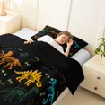 thumbnail image 4 of Erosebridal Colorful Dinosaur Twin Comforter Sets for Kids, Black Bedding Set, 4 of 6