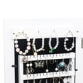 thumbnail image 6 of Zimtown Wall Mounted Mirrored Jewelry Cabinet Armoire Makeup Storage Organizer Wood Box, 6 of 13