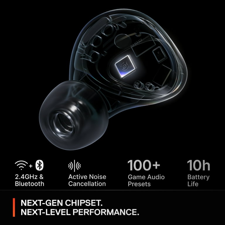 SteelSeries Arctis GameBuds™— Wireless Gaming Earbuds — 2.4