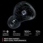 SteelSeries Arctis GameBuds™— Wireless Gaming Earbuds — 2.4GHz + BT 5.3 — 40H Battery — PC, PS5, Switch, Mobile — Black