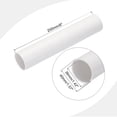 thumbnail image 2 of Unique Bargains PVC Rigid Round Pipe 36mm ID 40mm OD 20cm/8' Length White High Impact for Water Pipe, Crafts, Cable Sleeves, 2 of 6