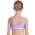 thumbnail image 6 of Xnihocha Kids Girls Gymnastic Ballet Dance Outfits Sleeveless Crop Tops and Booty Shorts Tracksuits Light Purple 8, 6 of 7
