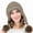 Light coffee, variant on Wowstyle Winter Beanie Hat for Women Warm Fleece Lined Pom Knit Earflap Hats Cute Outdoor Snow Ski Skull Cap