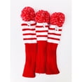 thumbnail image 2 of 3pcs Golf Club Cover Wooden Club Cover Golf Knit Club Cover, 2 of 3