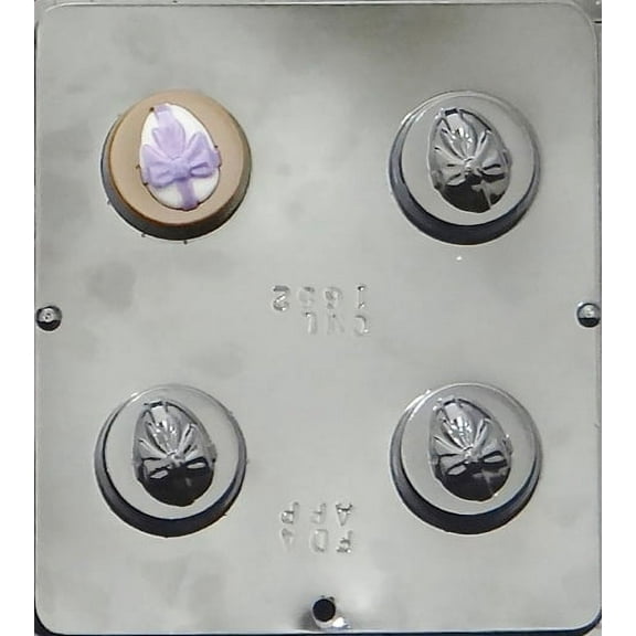 1652 Easter Egg with Bow Oreo Cookie Chocolate Candy Mold