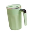 thumbnail image 2 of Taza de café con agitación automática, taza mezcladora automática, taza de té, carga eléctrica para bebidas verde claro, 2 of 8