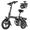 Black2, variant on JVV Lite 1 Foldable E-Bike 48V 350W 20MPH Electric Bicycle UL Certified