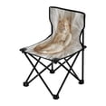 thumbnail image 2 of WOBOGO Sleeping Cat Camping Chair Convenient Four Corner Backrest Folding Stool Can Hold Up to 220lbs, 2 of 8