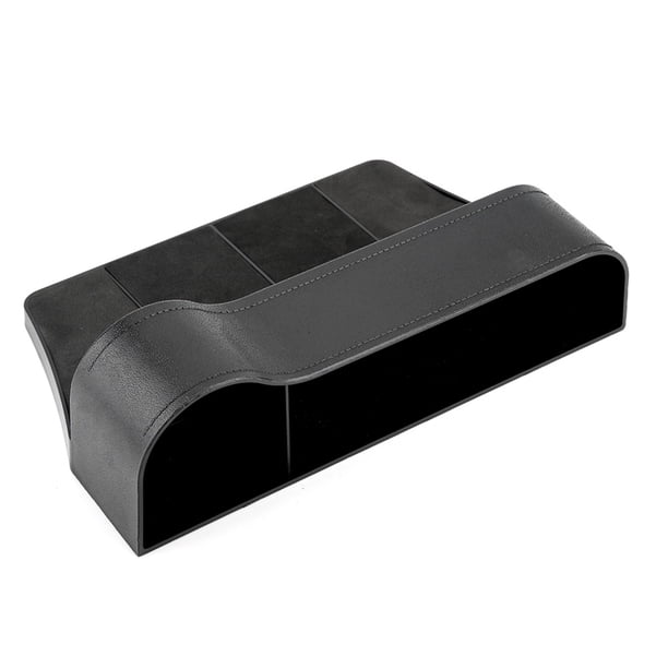 Organizador de espacio para asiento de coche, caja de almacenamiento, bolsillo para teléfono, llave, portavasos de agua