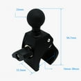 thumbnail image 2 of LOLIPPYY Black Metal Bike Mount Mobile Phone Holder Cellphone Stand Bracket for Secure Hands-Free Use, 2 of 2