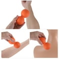 thumbnail image 4 of Unique Bargains 1 Pc Comfortable Massage ball Manual Massager Tools 4.76"x2.56"x2.56" Macaron Orange, 4 of 6