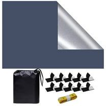 Window Curtains Portable Curtains Room Curtains For Baby Nursery Bedroom Dormitory Or Travel Use/ Temporary Blackout Self-Adhesive Diy Curtains, 1.45*1 Meter.