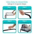 thumbnail image 5 of Vive Blanket Lifter for Feet (26"-34") – Adjustable Lift Bar Support Sheet & Bed Cradle for Foot, Ankle, Leg & Knee Surgery Recovery – Toe Pain & Arthritis Relief, 5 of 9