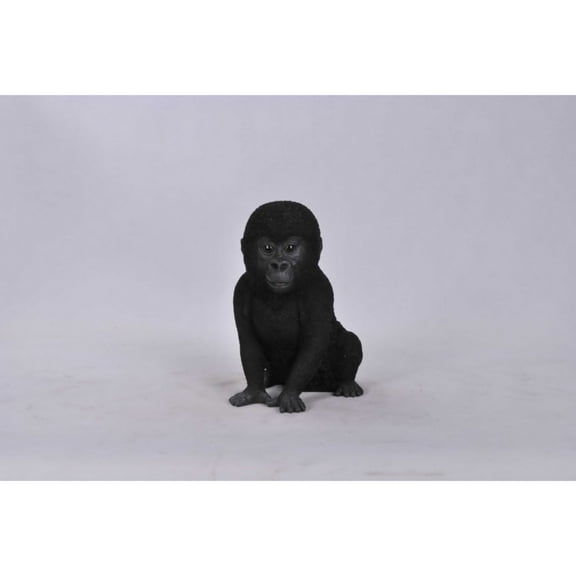 Hi-Line Gifts 9" Baby Gorilla Outdoor Garden Statue