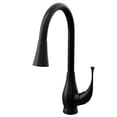 thumbnail image 1 of NKF-H24MB Single Lever Pull-down Kitchen Faucet, Matte Black Finish, 1 of 6