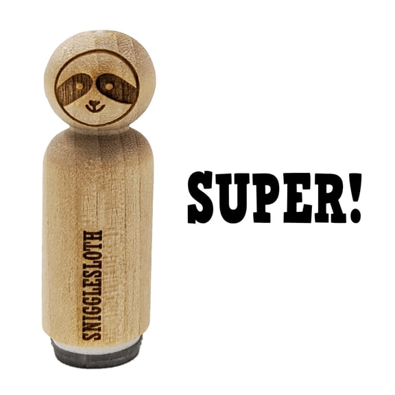 Super Fun Text Teacher School Rubber Stamp for Scrapbooking Crafting Stamping - Mini 1/2 Inch