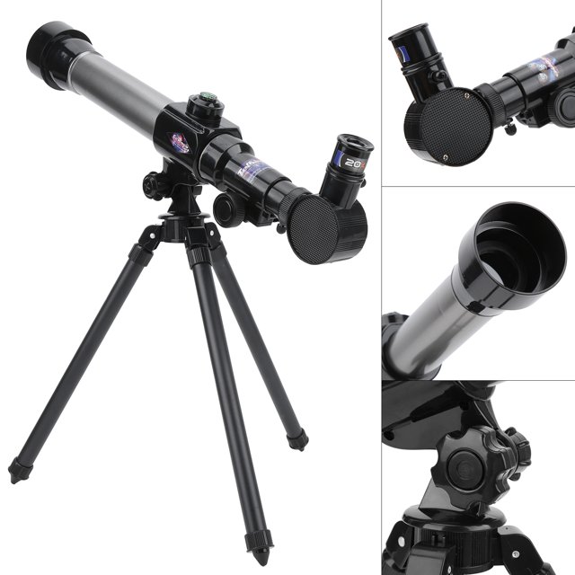 Telescopio astronómico para niños juguete de telescopio experimental para niños telescopio ocular de alta definición con trípode/3 oculares juguete educativo y espacial ANGGREK Otros