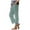Z01-Green, variant on GEWSEY Linen Pants Women Linen Capri Pants Lightweight Spring Summer Pants for Women 2025 Ladies Pinstripe Pants Dark Gray, M