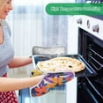 thumbnail image 2 of Yayeee Pot Holders Kitchen Heat Resistant with Pocket 7"x9.8" Cotton Oven Cooking Hot Pads, Colorful Painted Flowers Pattern, 2 of 7