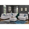 thumbnail image 4 of Pemberly Row 9-Piece Fabric Upholstered Sectional w/ Chaise & Console-Light Gray, 4 of 10
