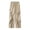 Khaki, variant on Fall Men's Wide-Leg Long Trousers Elastic Waist Multi Pockets ed Loose for Casual Outdoor Pants