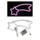 thumbnail image 5 of LED luz de pared decoración para navidad niños habitación boda Bar adornos lámpara - Rosa Colco luz de neón, 5 of 8