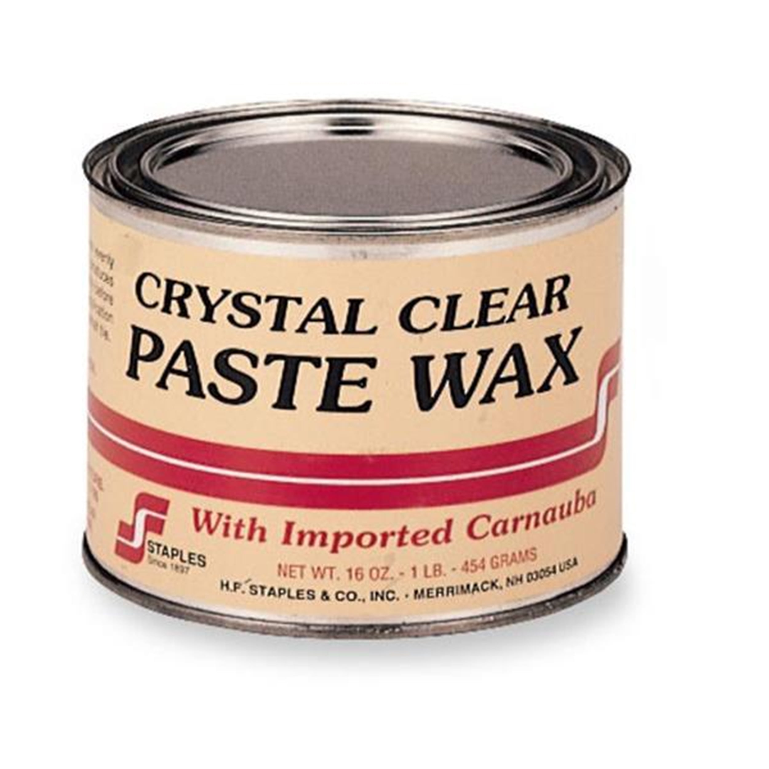 HF Staples Crystal Clear Wax, 16 oz