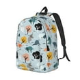 thumbnail image 2 of Daiia Elephant Tree Vintage Canvas Backpack for Men and Women ,Hiking Backpack,Travel Laptop Bag for School,Large Capacity Backpack, 2 of 8