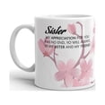 thumbnail image 2 of Sister My Appreciation For You Coffee Tea Ceramic Mug Office Work Cup Gift, 2 of 3