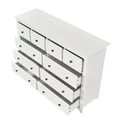 thumbnail image 5 of Tcbosik 10 Drawer Dresser for Bedroom, Modern Chest of Drawers, Clothes Storage Organizer for Closet, Hallway, Living Room, Antique White, 5 of 9