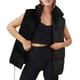 thumbnail image 1 of Gibobby Chaleco mujer casual, Chaleco acolchado impermeable sin mangas para mujer, cuello alto con cierre(Negro,G), 1 of 4