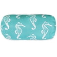 thumbnail image 1 of Cheval de Mer Sarcelle Coussin de Mitre Ronde 18.5x8, 1 of 6