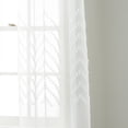 thumbnail image 3 of Nanshing Melina Sheer Curtain Panel Pair with Grommet Top, White, 3 of 5