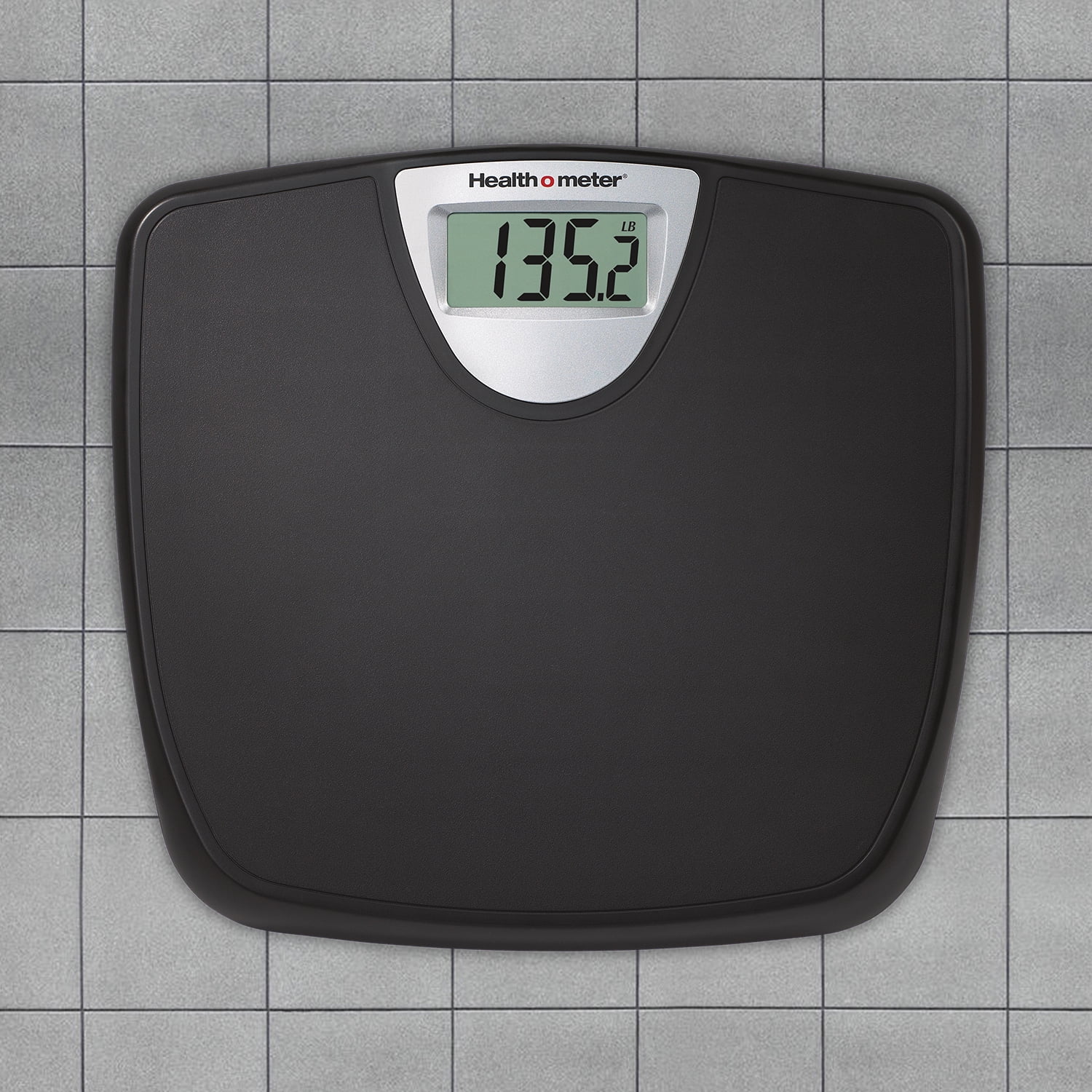 Health o meter Digital Body Weight Scale, Black and White, 350lb Capacity