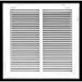 thumbnail image 3 of 14" X 14" Return Air Filter Grille * - FILTER INCLUDED * - Easy Plastic Tabs for Removable Face/Door - HVAC VENT DUCT COVER - White [Outer Dimensions: 16 5/8"w X 16 5/8"h], 3 of 4
