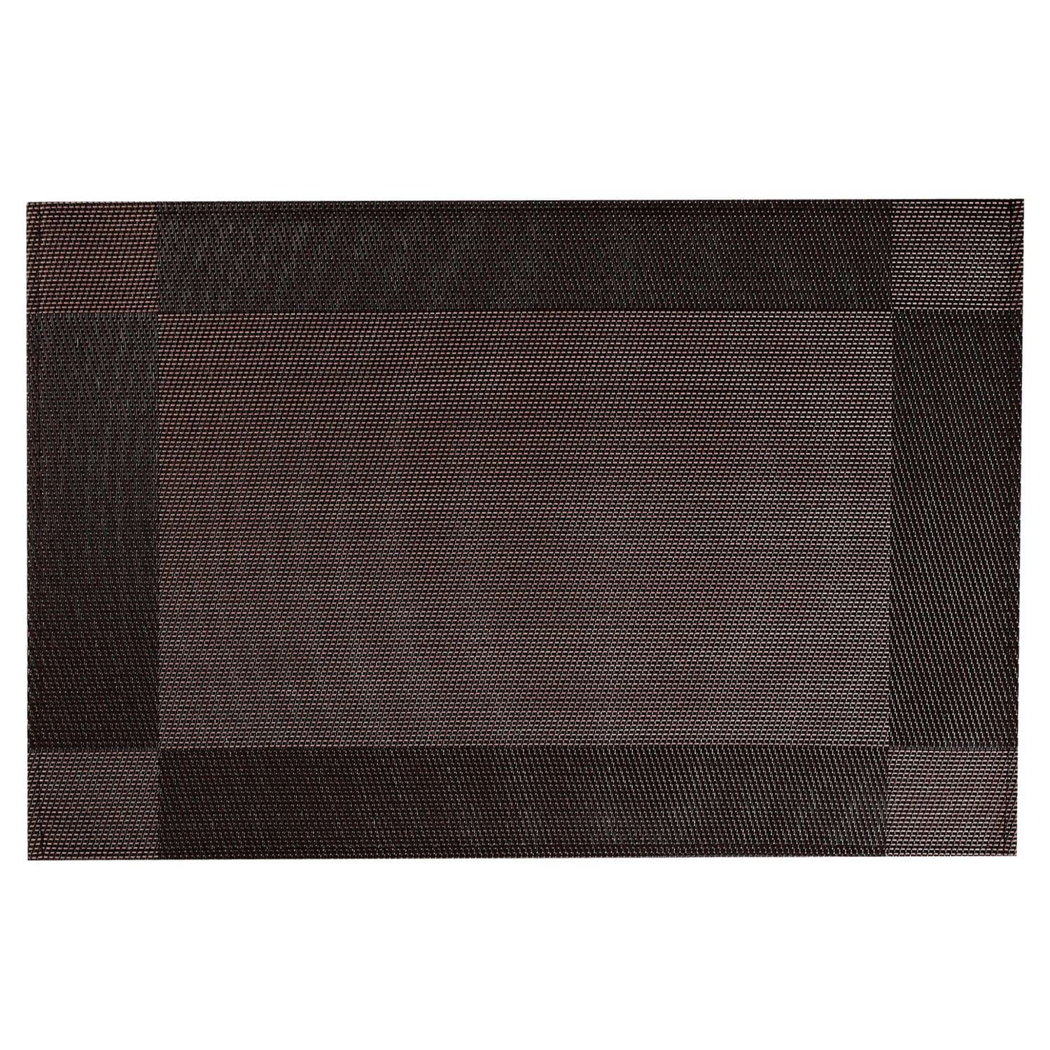 Vinyl Placemat (Classic) (Chocolate)(Set Of 12)