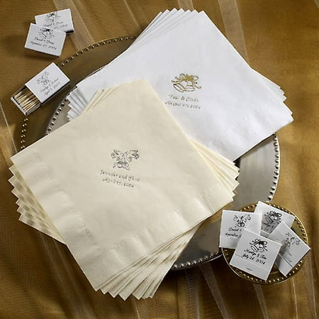 personalized dinner napkins set