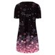 thumbnail image 5 of Mini vestido de manga corta cómodo suelto con estampado de cuello redondo de verano para mujer a la moda Fridja  qw2591, 5 of 5