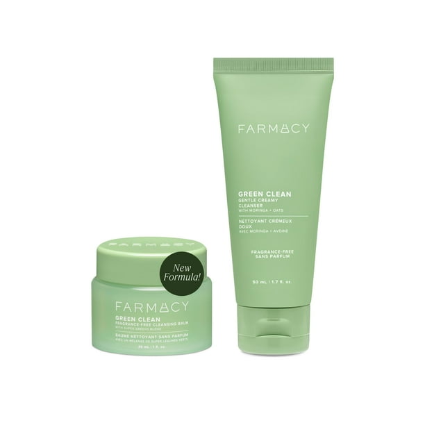 Set de regalo para el cuidado de la piel Farmacy Gentle Double Cleanse sin fragancia