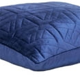 thumbnail image 5 of Parkland Collection Delta Transitional Quilted Blue Throw Pillow, 5 of 7